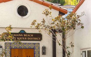 Entrance to the Laguna Beach County Water District historic building